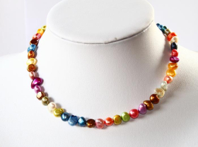 Bunte Perlenkette