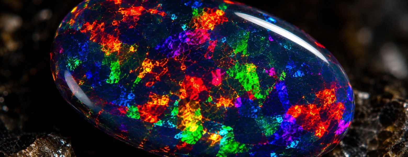 Black Opal aus Lightning Ridge — Farbspiel und Qualitätskriterien