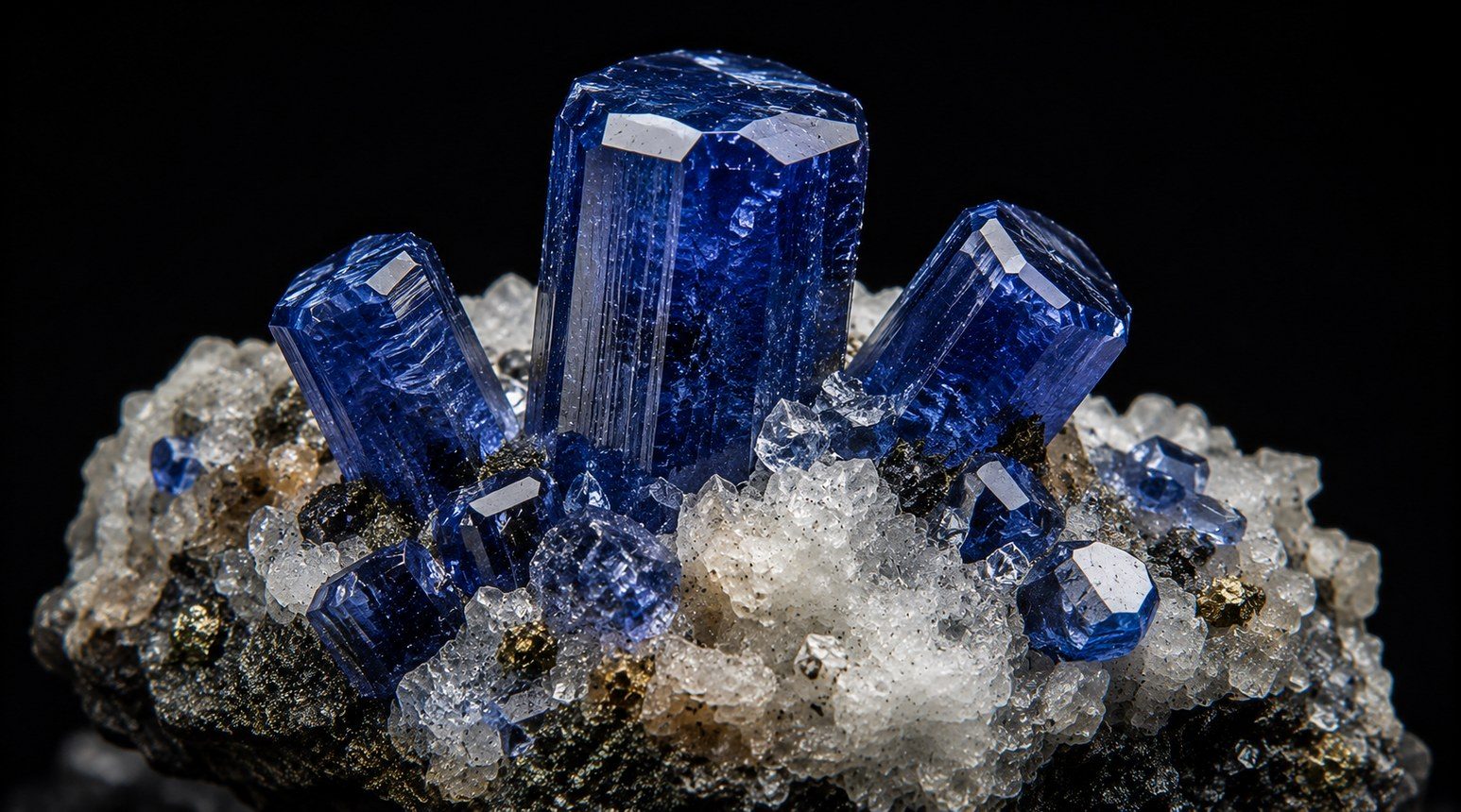 Blauer Saphir im Kissenschliff — Geburtsstein September